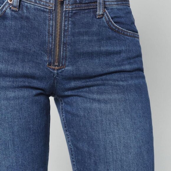 Julianna Zip Mid Rise Straight Leg Jeans - Picture 4 of 6